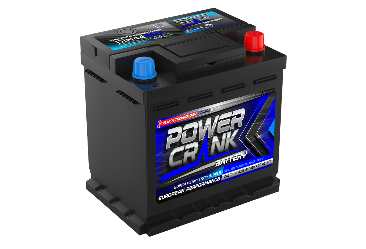 Power Crank DIN44 12V 480 CCA Battery