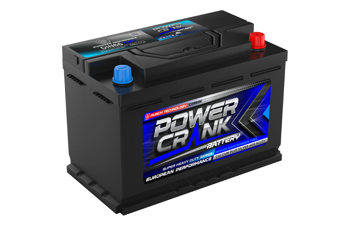 Power Crank DIN66 12V 680 CCA Battery