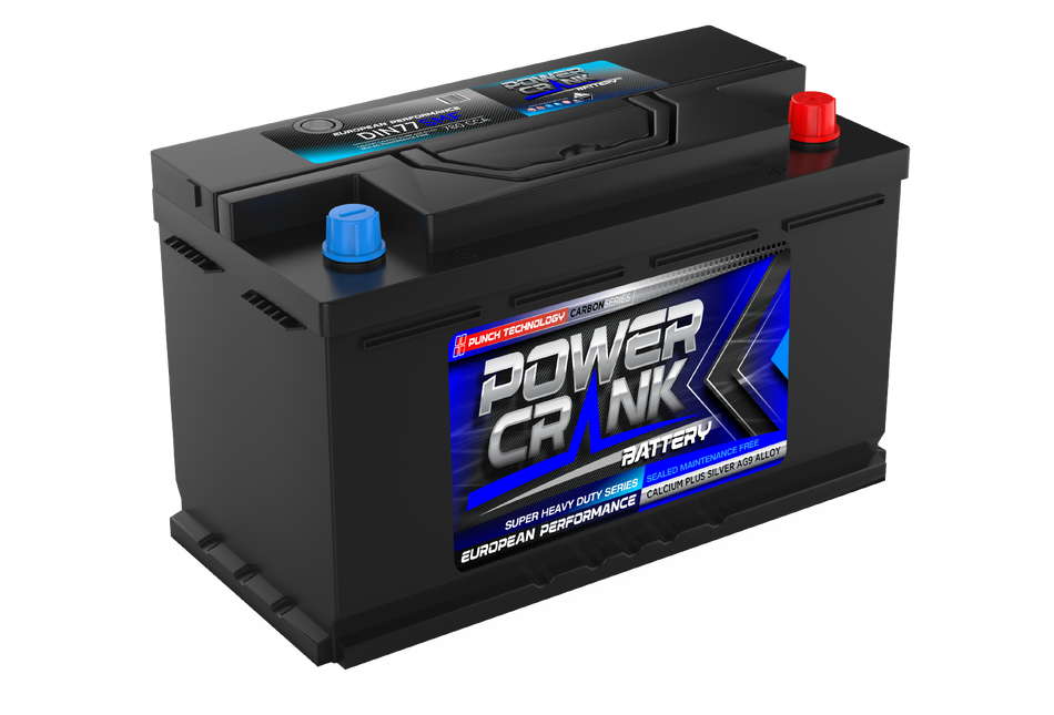 Power Crank DIN77H 12V 800 CCA Battery