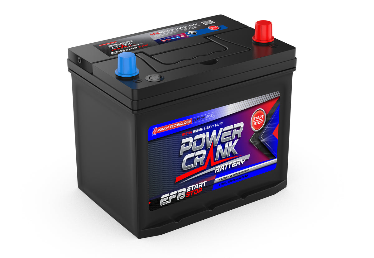 Power Crank EFB55D23L-Q85 12V 700 CCA EFB Stop/Start Battery