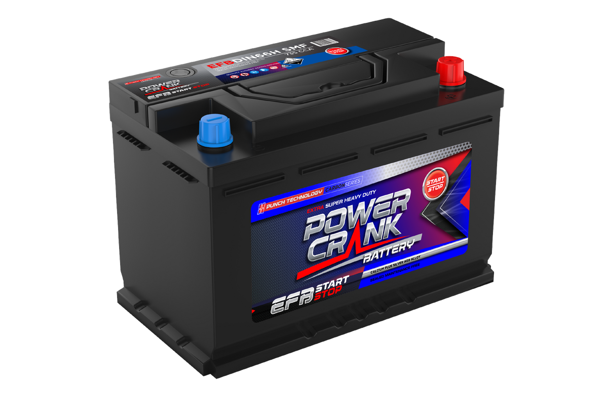 Power Crank EFBDIN66H 12V 795 CCA EFB Stop/Start Battery