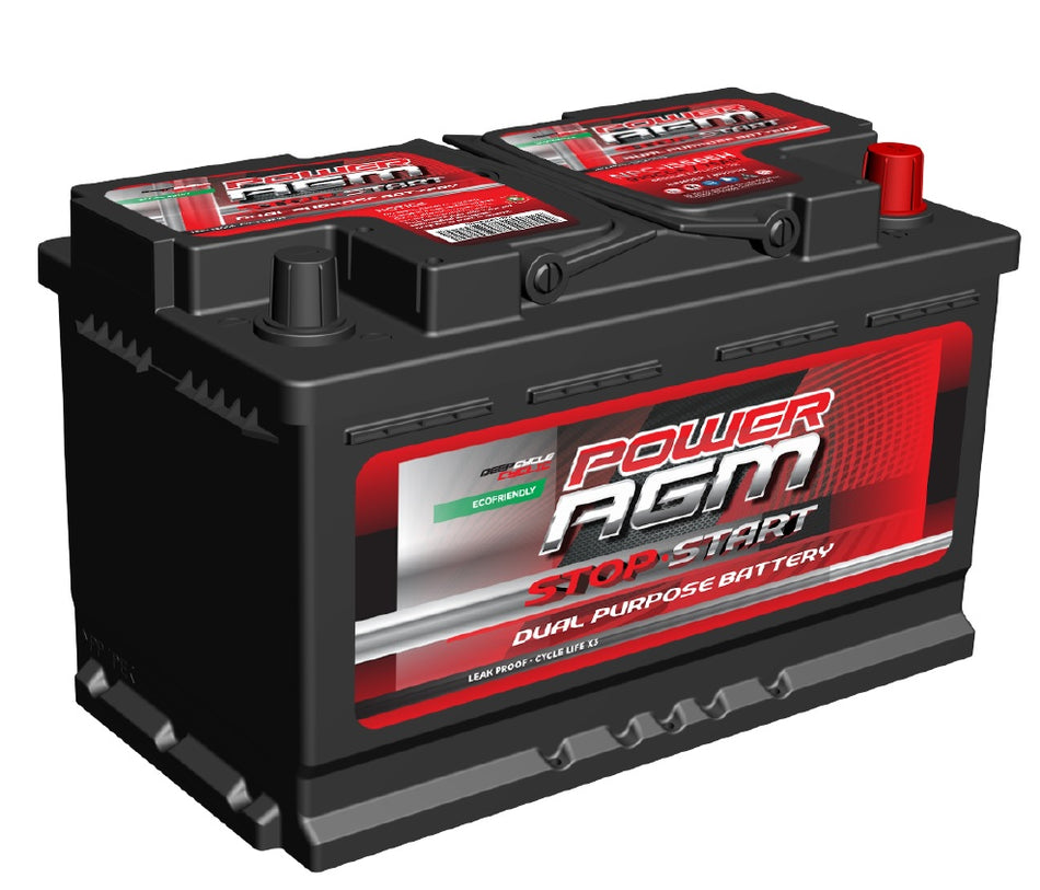 Power Crank NPCISS66H 12V 910 CCA AGM Stop/Start Battery