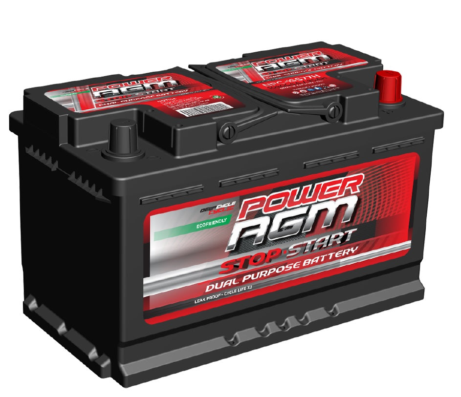 Power Crank NPCISS77H 12V 1000 CCA AGM Stop/Start Battery