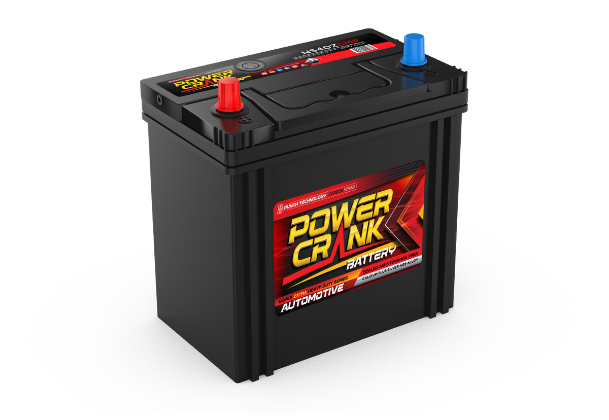 Power Crank NS40Z 12V 420 CCA Battery