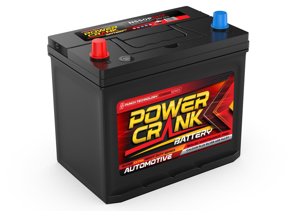 Power Crank NS50P 12V 660 CCA Battery
