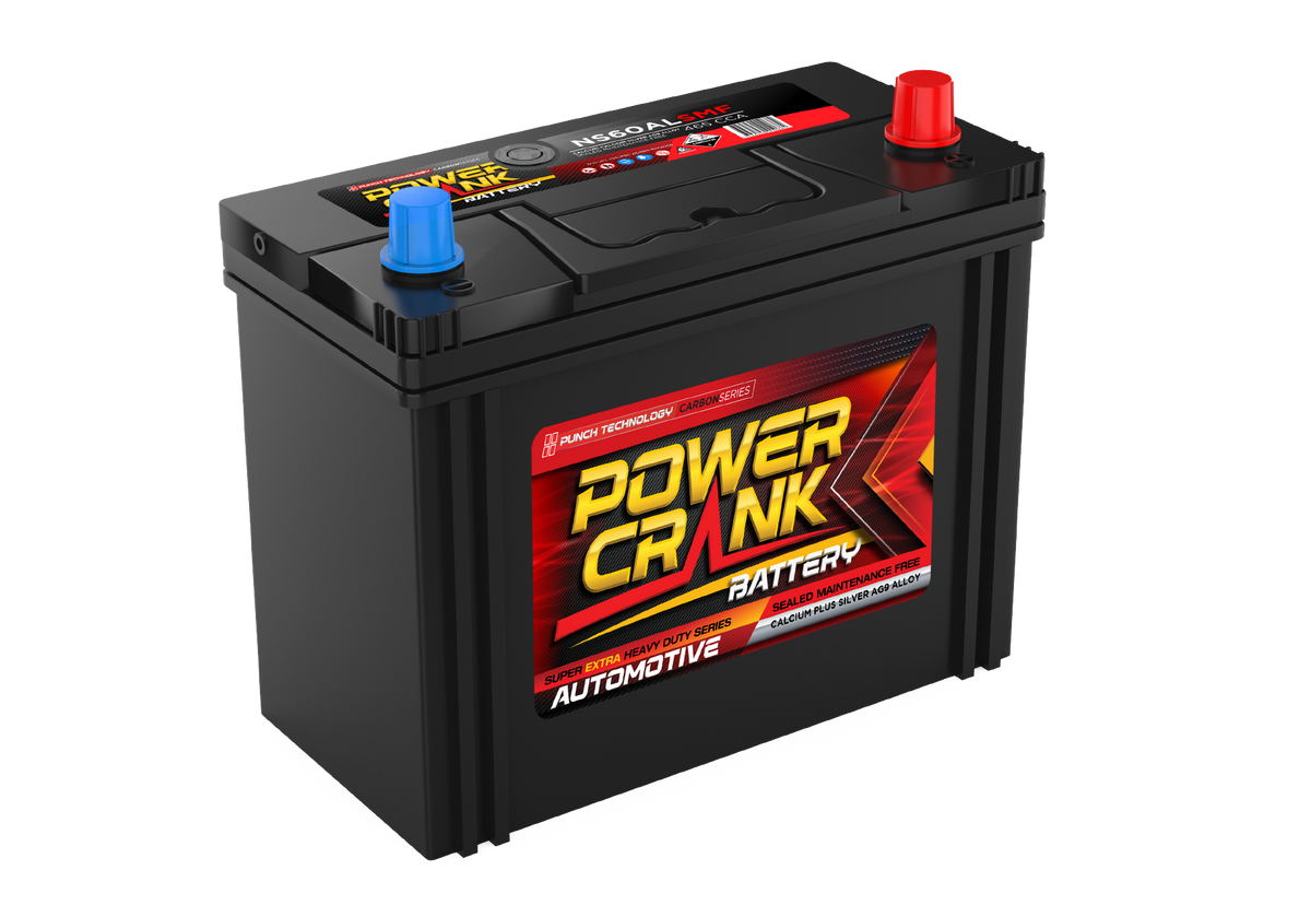 Power Crank NS60AL 12V 465 CCA Battery