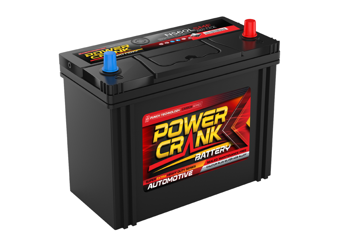 Power Crank NS60L 12V 465 CCA Battery