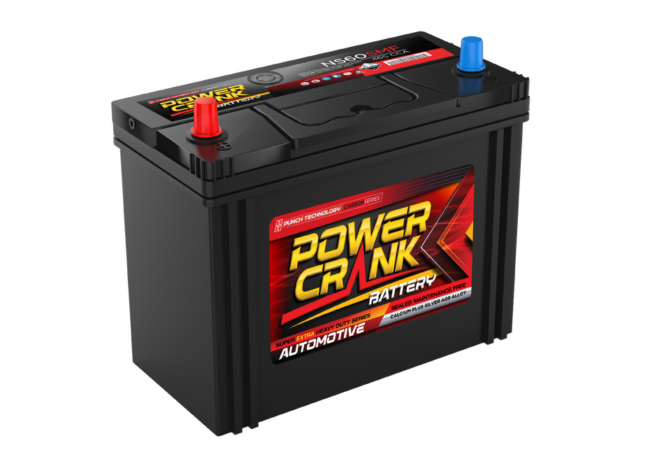 Power Crank NS60 12V 465 CCA Battery