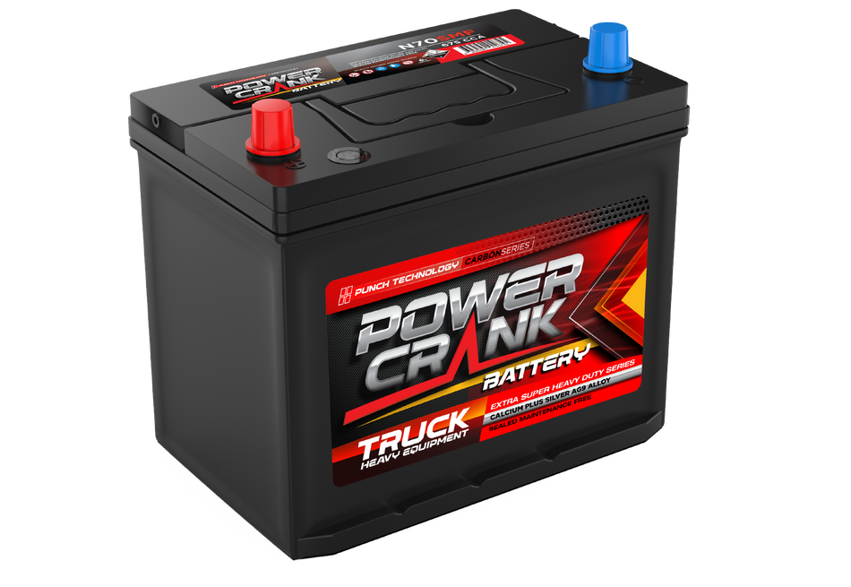 Power Crank NS70 12V 675 CCA Battery
