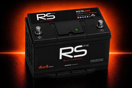 RS ONE NS70 4x4 Series Starting Battery – 720CCA 70Ah SMF