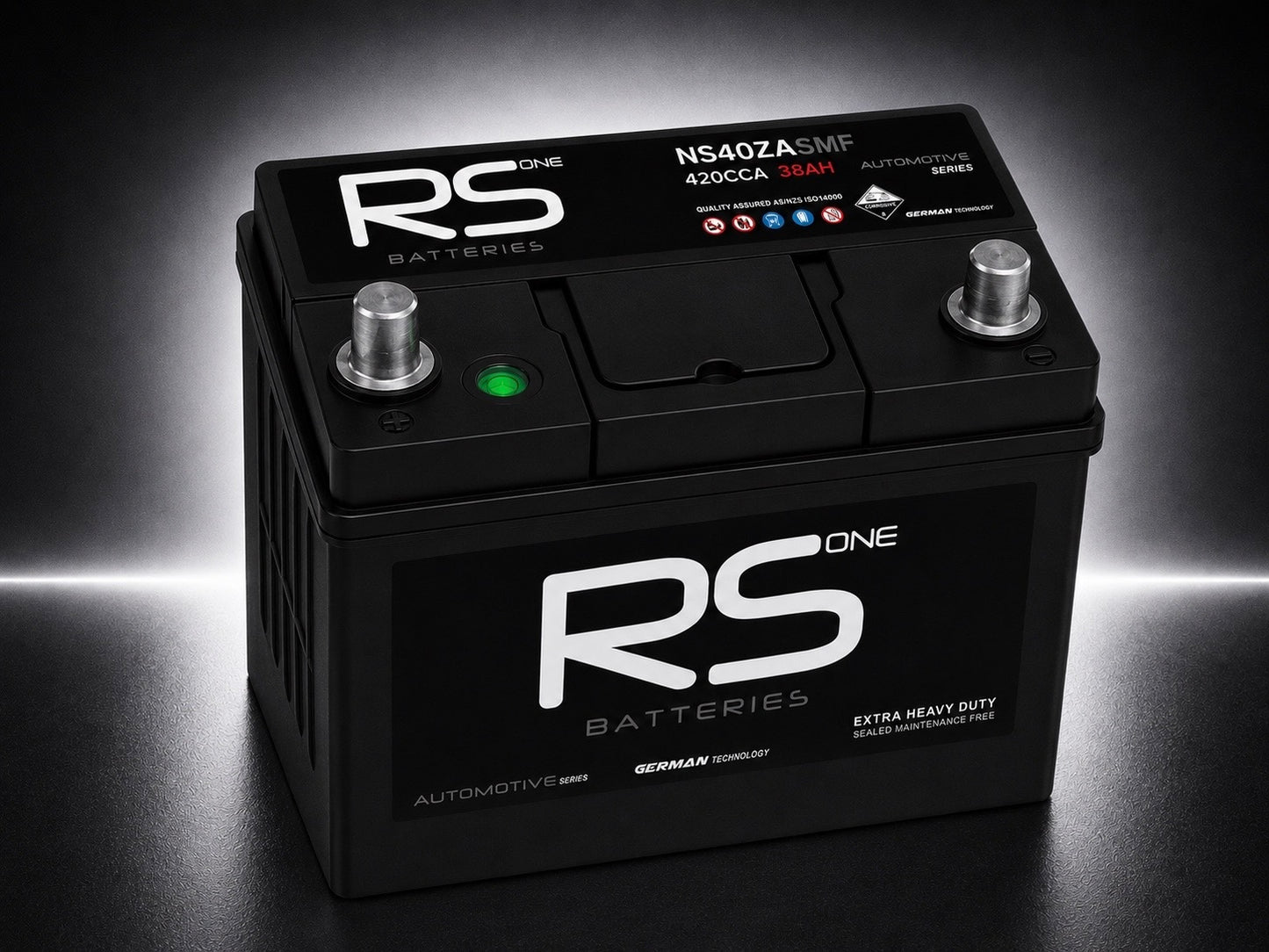 RS ONE NS40ZA Automotive Series Starting Battery – 420CCA 38Ah SMF