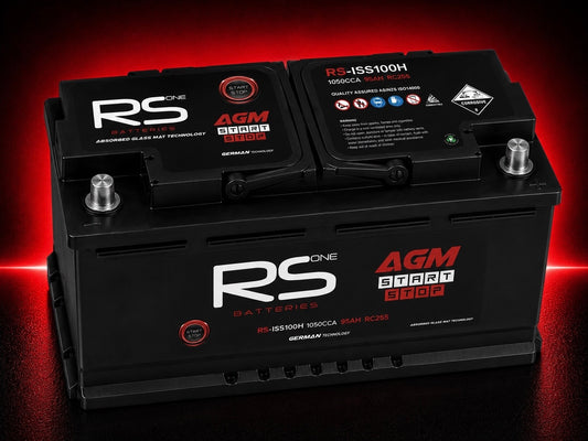 RS ONE RS-ISS100H AGM Series Stop/Start Battery – 1050CCA 95Ah AGM