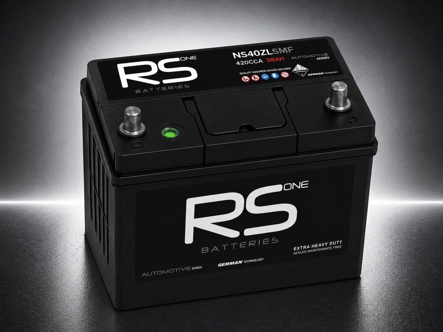 RS ONE NS40ZL Automotive Series Starting Battery – 420CCA 38Ah SMF