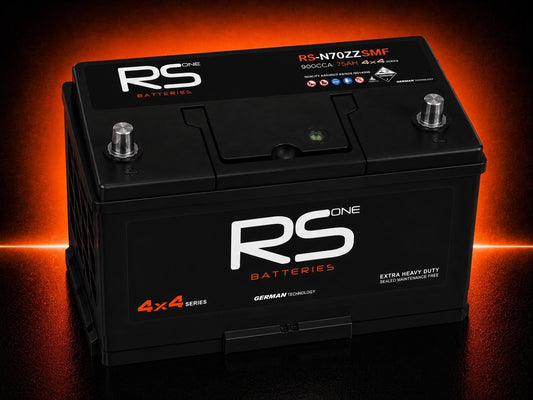 RS ONE RS-N70ZZ 4x4 Series Starting Battery – 900CCA 75Ah SMF