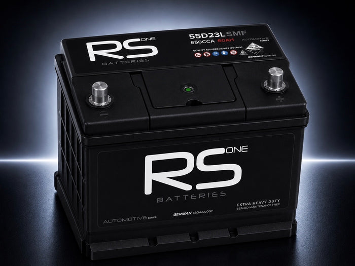 RS ONE 55D23L Automotive Series Starting Battery – 650CCA 60Ah SMF