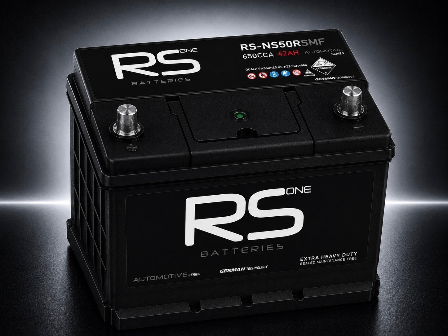 RS ONE RS-NS50R Automotive Series Starting Battery – 650CCA 42Ah SMF