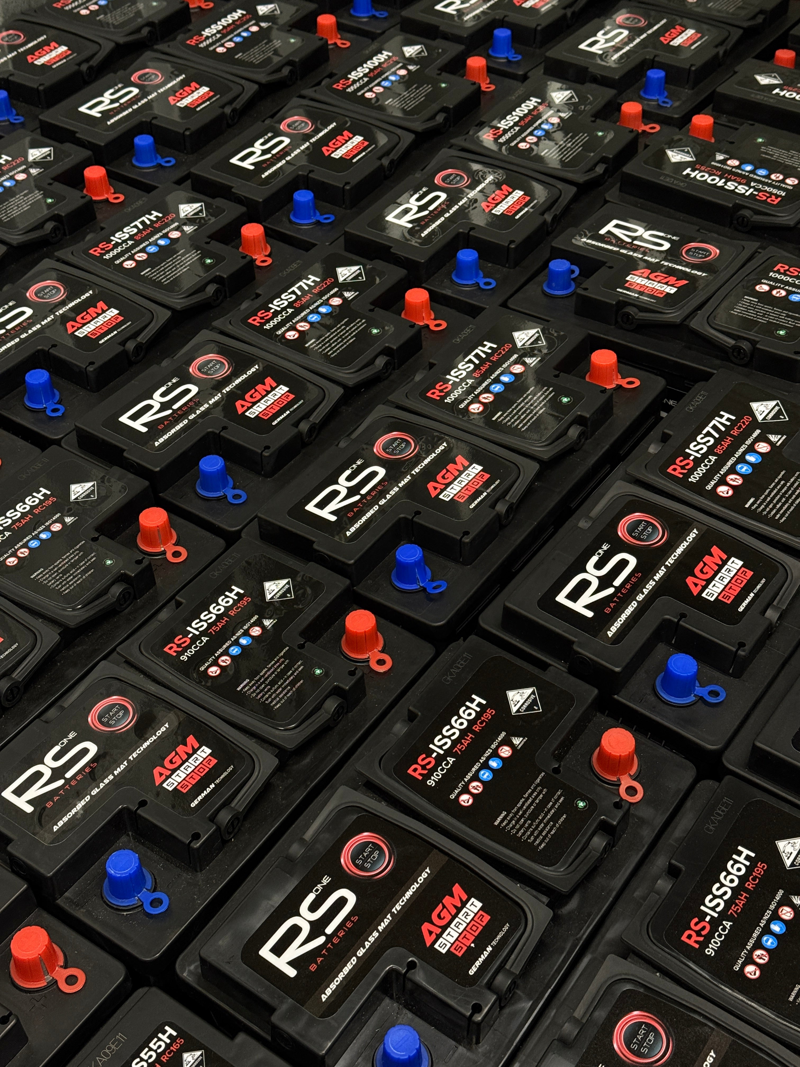 RS ONE BATTERIES automotive battery range