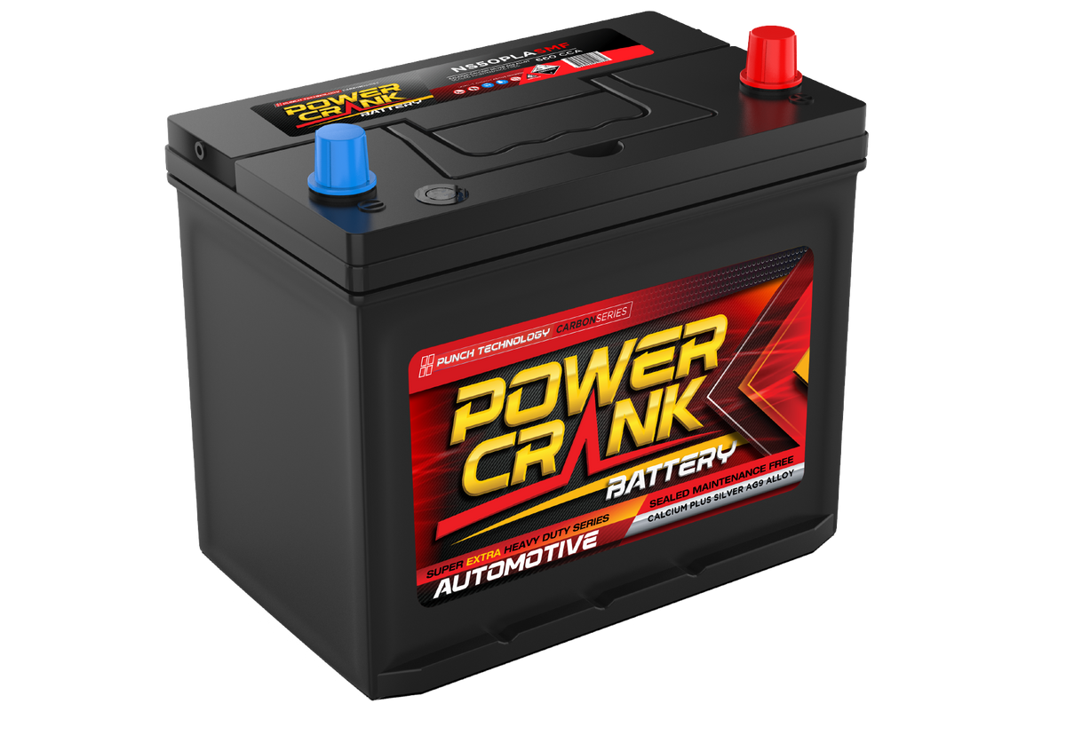 Power Crank NS50PLA 12V 660 CCA Battery
